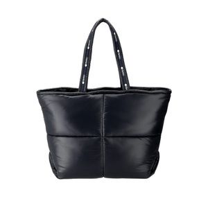 LeSportSac black puffy large tote NWT